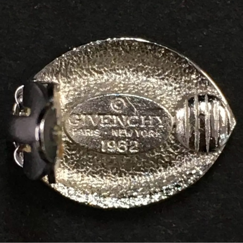 Givenchy Vintage Rhinestone Clip-on Earrings - Picture 7 of 7